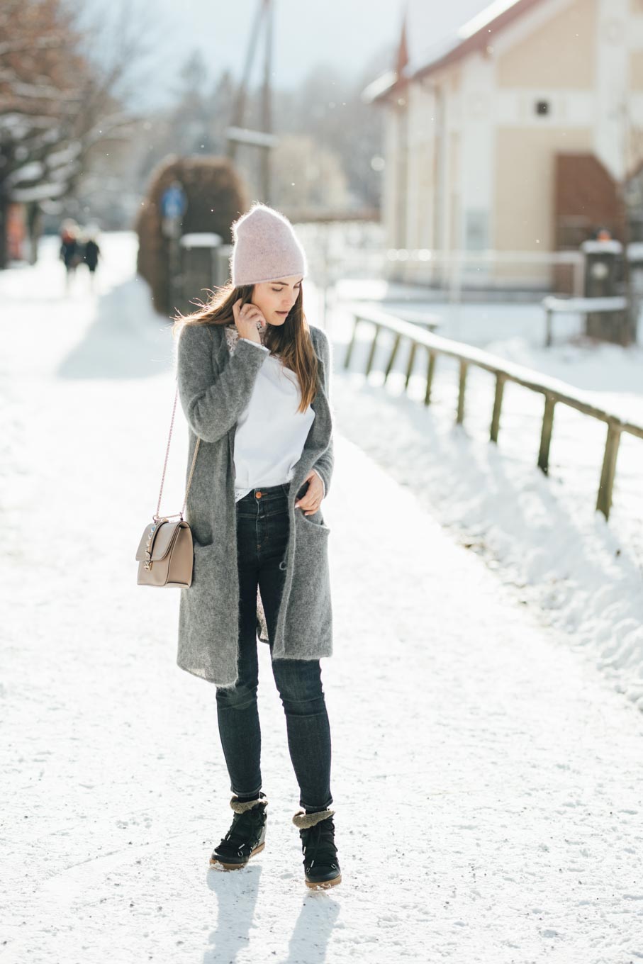 OUTFIT: Let it snow! Isabel Marant Nowles Boots for winter.