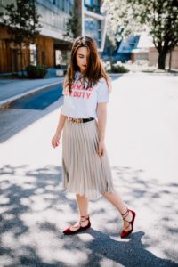 statement shirt outfit